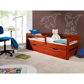 Kinderbett mit Barriere - Kirsche, Ourbaby®