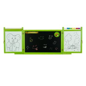 Magnet-/Kreidetafel für Kinder an der Wand – grün