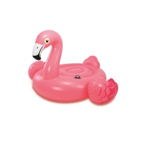 Aufblasbarer Flamingo im Wasser