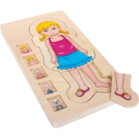 Small Foot Anatomie-Puzzle aus Holz, small foot