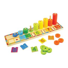 Bigjigs Toys Puzzle-Brett mit Zahlen, Bigjigs Toys