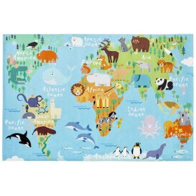 Kinderteppich - Weltkarte, VOPI kids