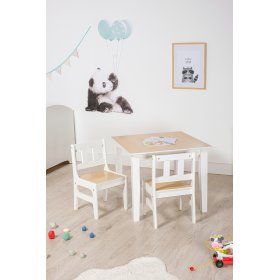 Kindertisch mit Stühlen Natural, Ourbaby®