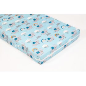 Matratze mit einem Muster - blauer Elefant, Ourbaby®