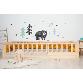 Niedriges Kinderbett Montessori Bär, Spokojny Sen