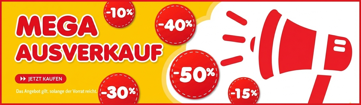 Mega ausverkauf