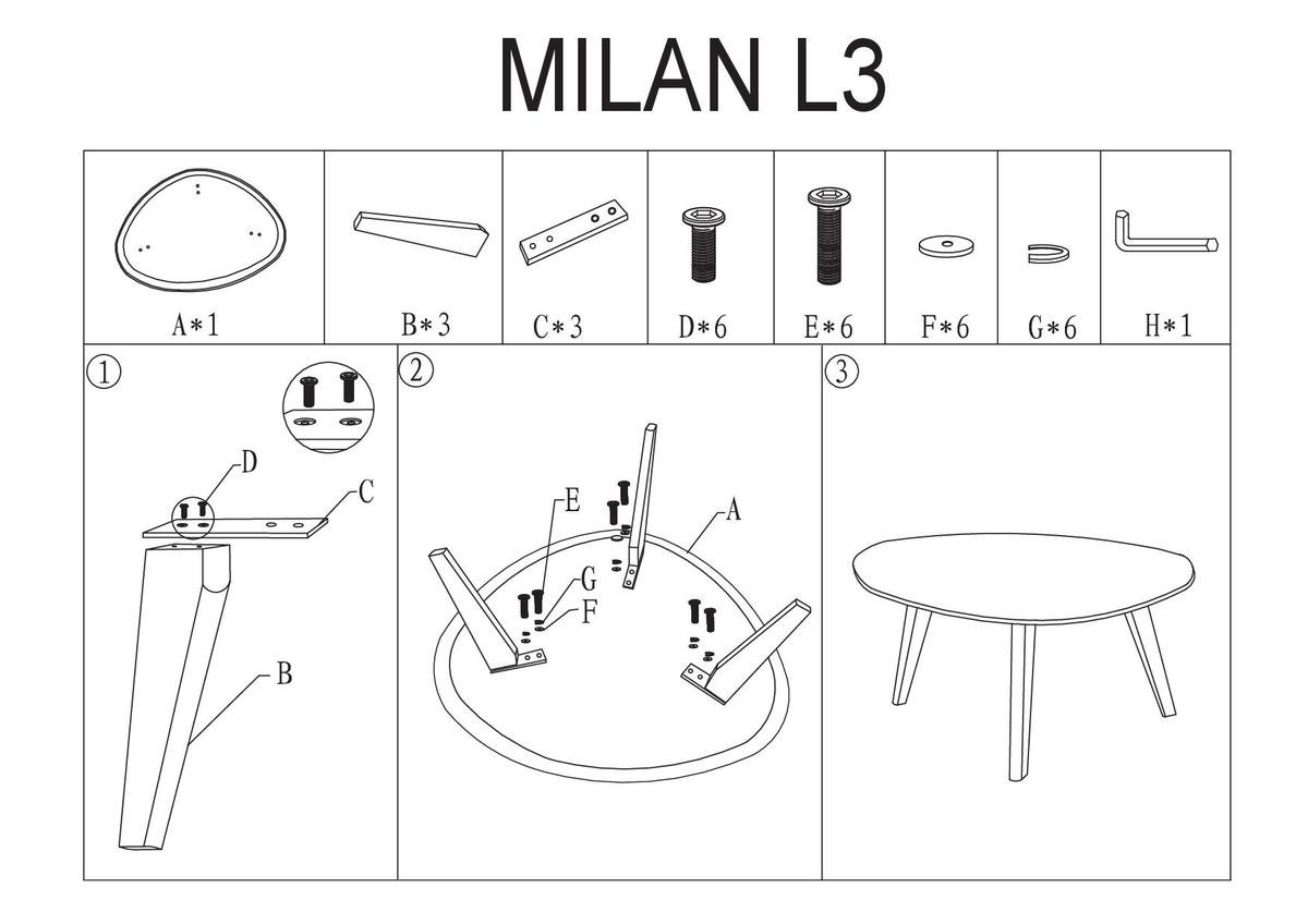 Konferenz Tisch Milan III - banaby.de