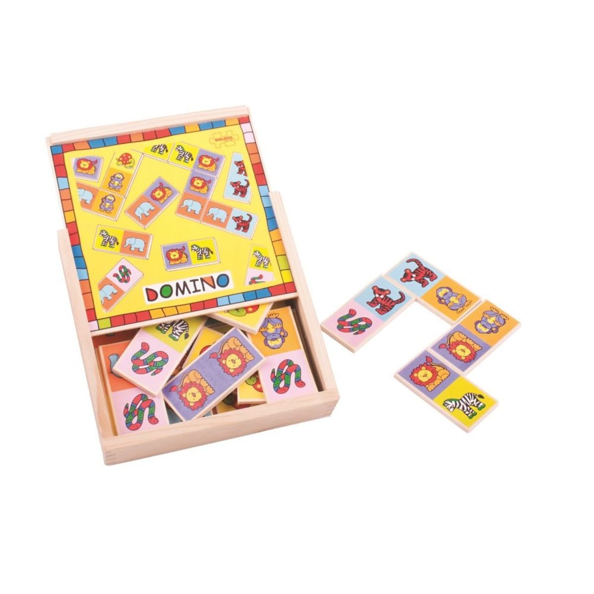 Holzbild Dominosteine Tiere Banaby de holzbild-dominosteine-tiere-banaby-de