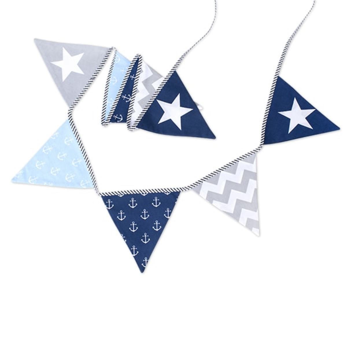 Гирлянда из флажков морская тематика своими руками