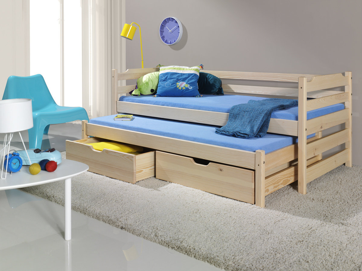 Kinderbett mit Zusatzbett MARTIN banaby.de