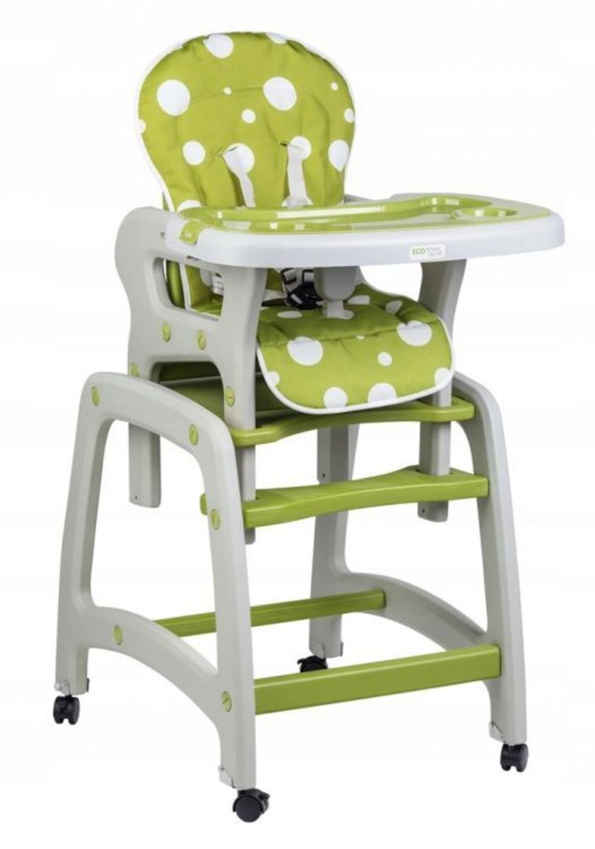  Kinder Essen- Babystuhl 3v1 - green - banaby.de Illustration 