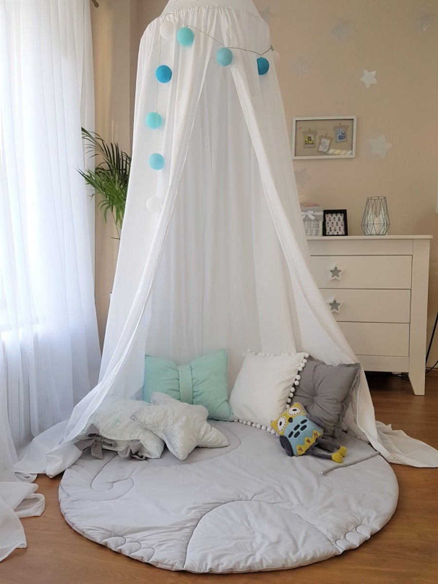 Hängender Baldachin – weiß - banaby.de