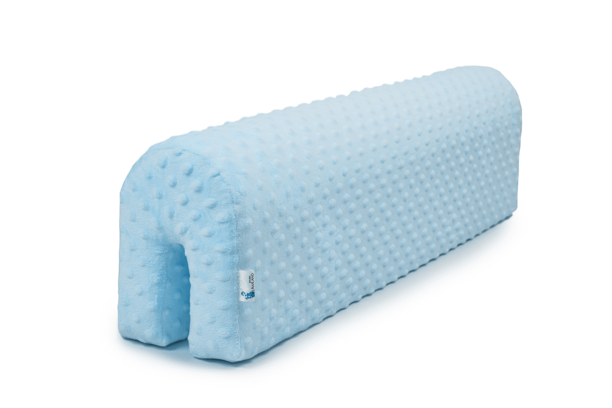 Seitenchutz fürs Bett OURBABY - hellblau - 50 cm