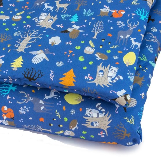 Schlafsackeinlage mit füllungen Wald viecher - blue