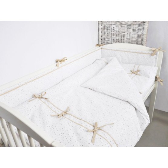 Kinder 2-dílné Bettbezug mini-mini beige