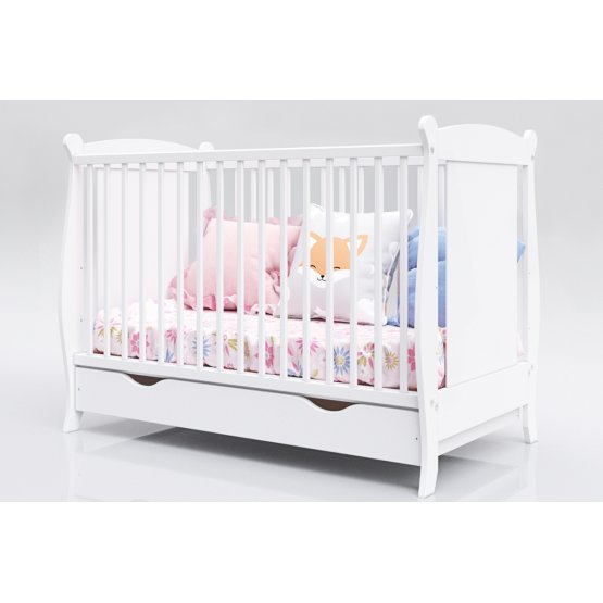 Babybett Gitterbett Laura - weiß