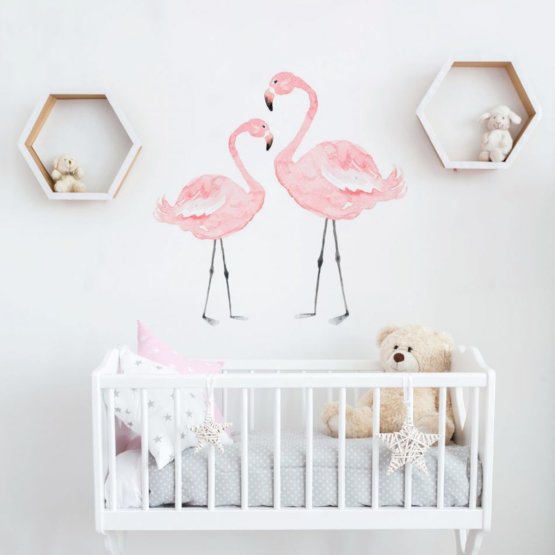 Dekoration  Wand DEKORNIK - Flamingos