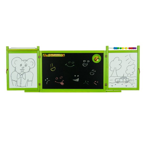 Kinder Magnet / Kreidetafel an der Wand - grün