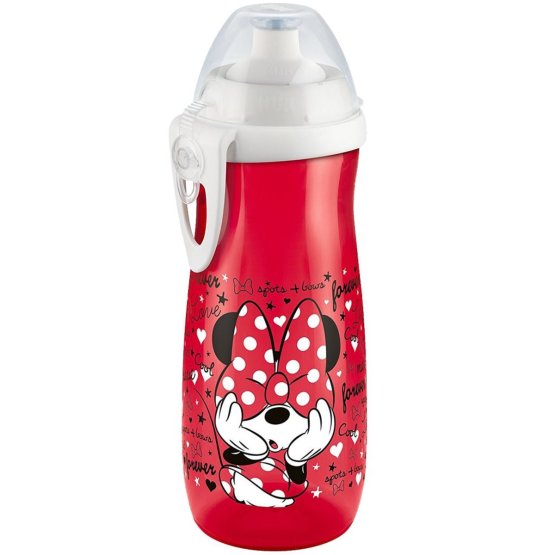 Kinder Flasche NUK SportS Cup Disney Mickey 450 ml red - banaby.de