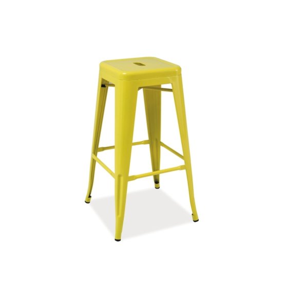 Barstuhl Stuhl LONG yellow