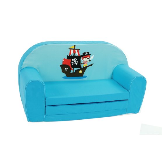 Kinder Sofa Pirat - blue