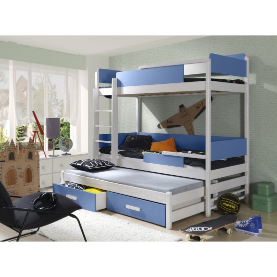 Ourbaby Etagen Bett mit Bett Quatro blue