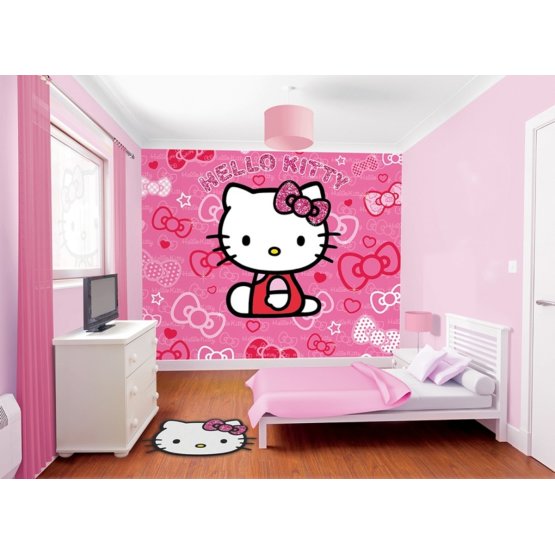 3D Tapete Hello Kitty