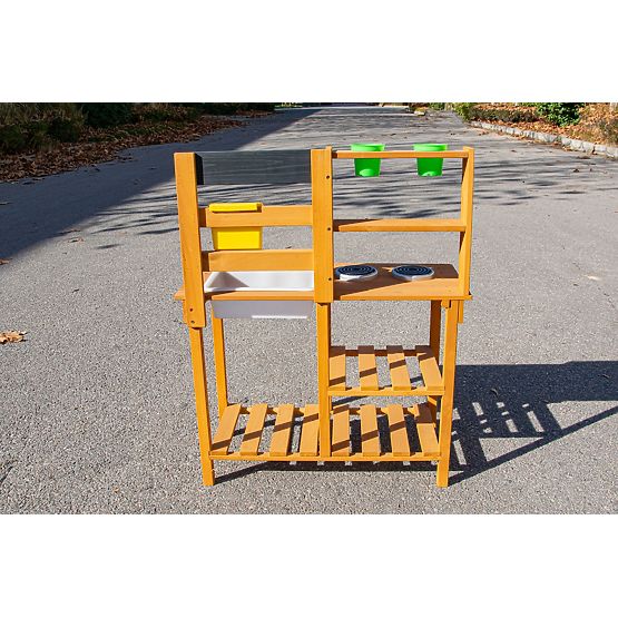 2Kids Toys Holz-Gartenküche mit Spüle