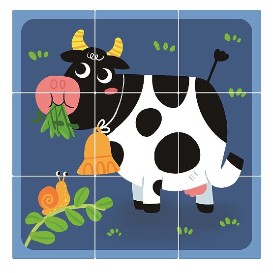 2Kids Toys Holzbausteine Bauernhof