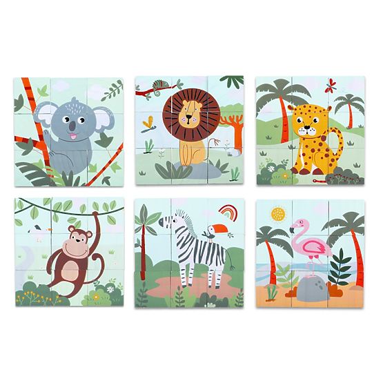 2Kids Toys Holzbausteine Safari
