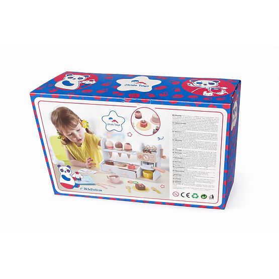 2Kids Toys Holzspielzeug 2-in-1 Konditorei