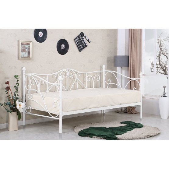 Metall Kinderbett Sumatra 200x90 cm - weiß