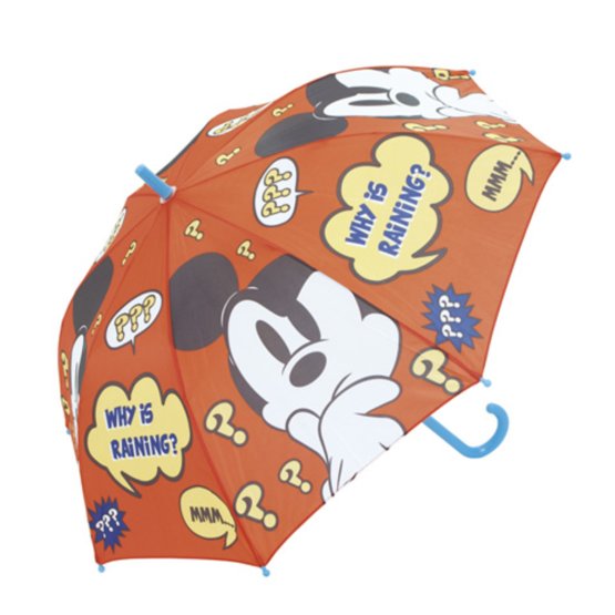 Kinder Regenschirm Mickey Mouse - red