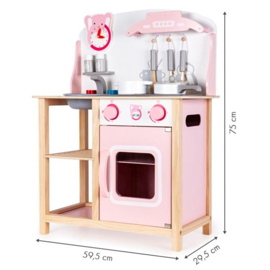 Ema Holzküche mit Effekten - pink