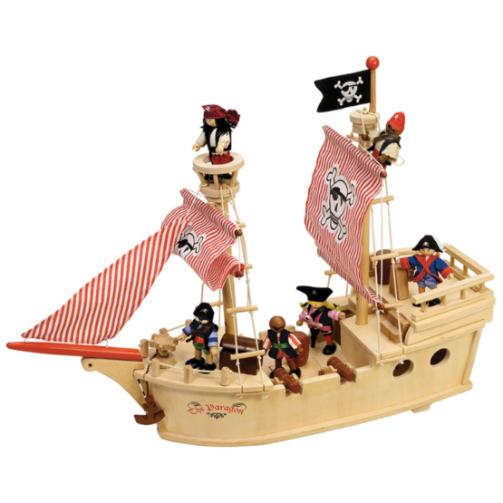 Tidlo Piratenschiff aus Holz