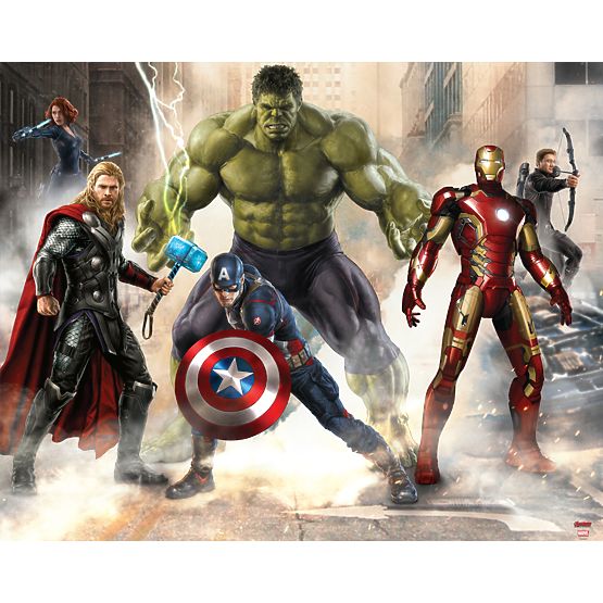 3D Tapete Avengers Age of Ultron