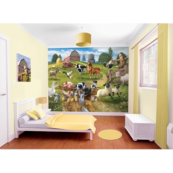 3D Tapete Bauernhof 2