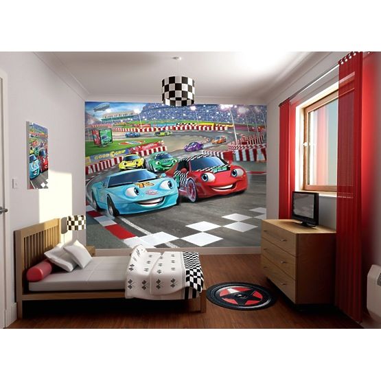 3D Tapete Cars