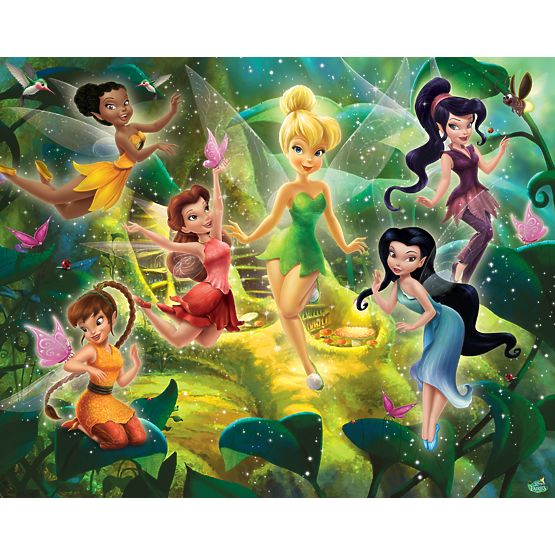 3D Tapete Disney Tinkerbell