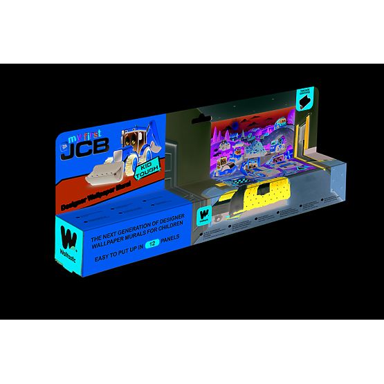 3D Tapete Meine ersten Bagger II