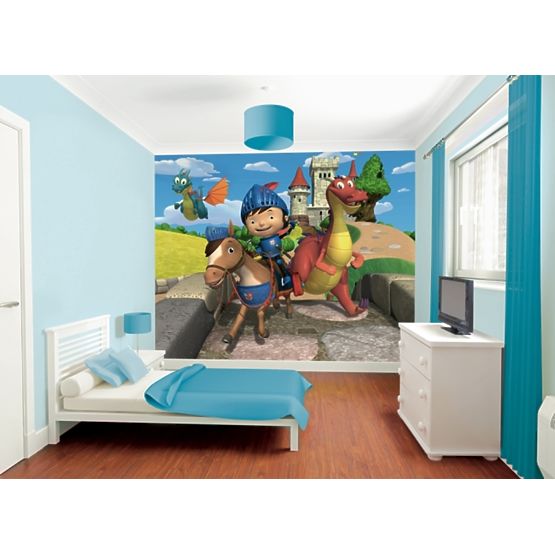 3D Tapete Mike der Ritter