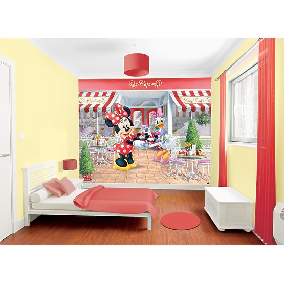 3D Tapete Minnie Maus