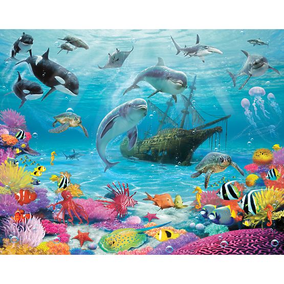 3DTapete Unterwasserwelt