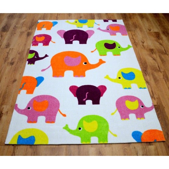 Kinderteppich Elefanten