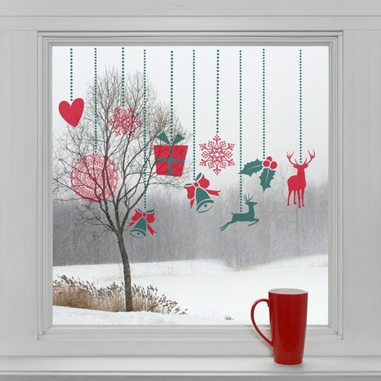 Fensterdekoration - Weihnachtsdeko