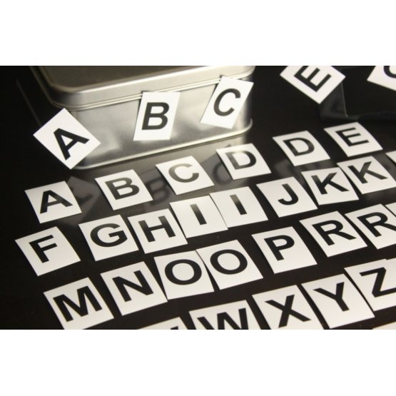 Magnetisches Alphabet - große Buchstaben