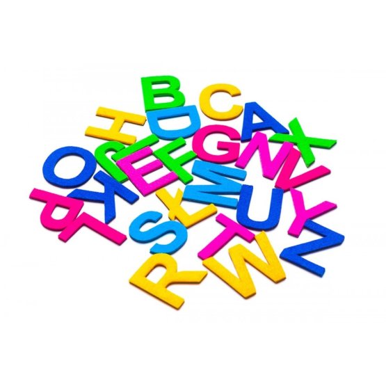 Magnetisches Alphabet filz/große Buchstaben
