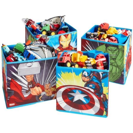 Vier Aufbewahrungsboxen - Avengers