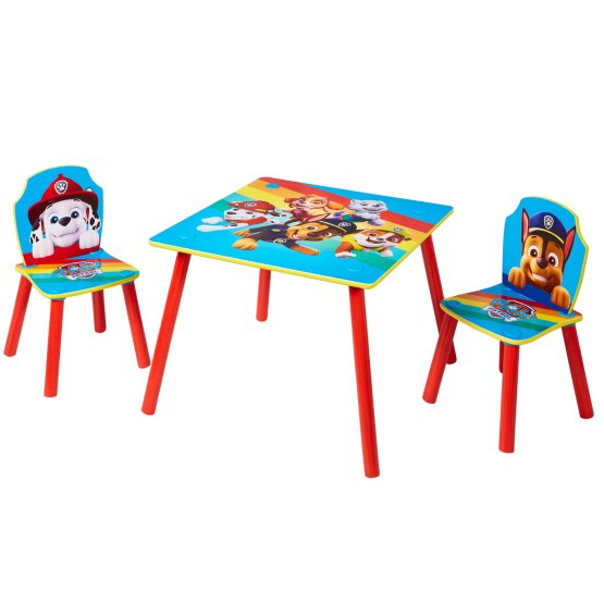 Kindertisch mit Stühlen - Paw Patrol