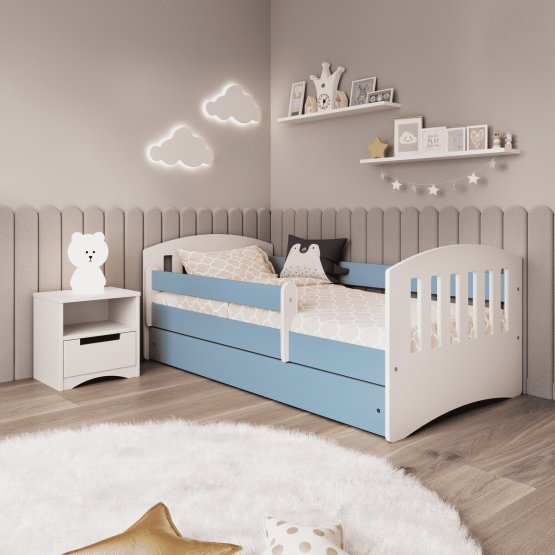 Kinderbett Classic - blau